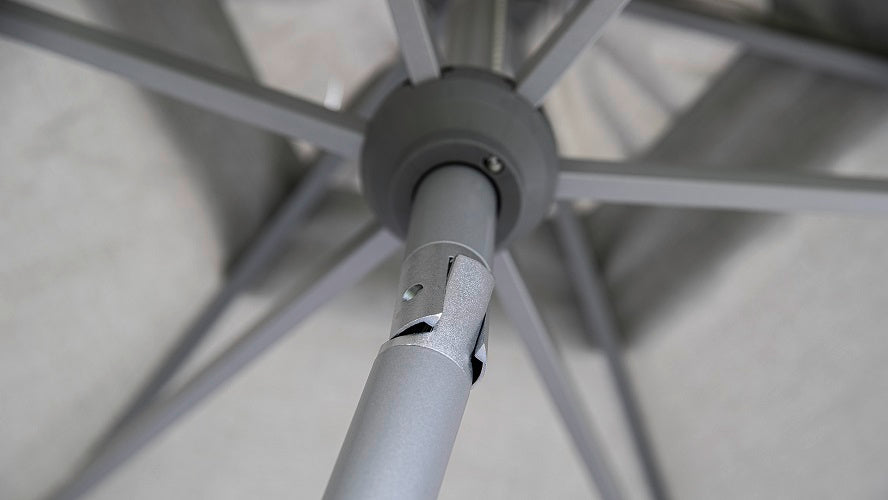 Kettler Parasol EASY ALLROUND - 300cm - LED - zilver/grijs gemêleerd