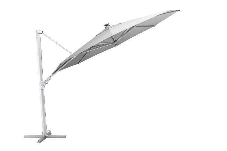 Kettler Zweefparasol EASY SWING - 350cm - LED - zilver/grijs