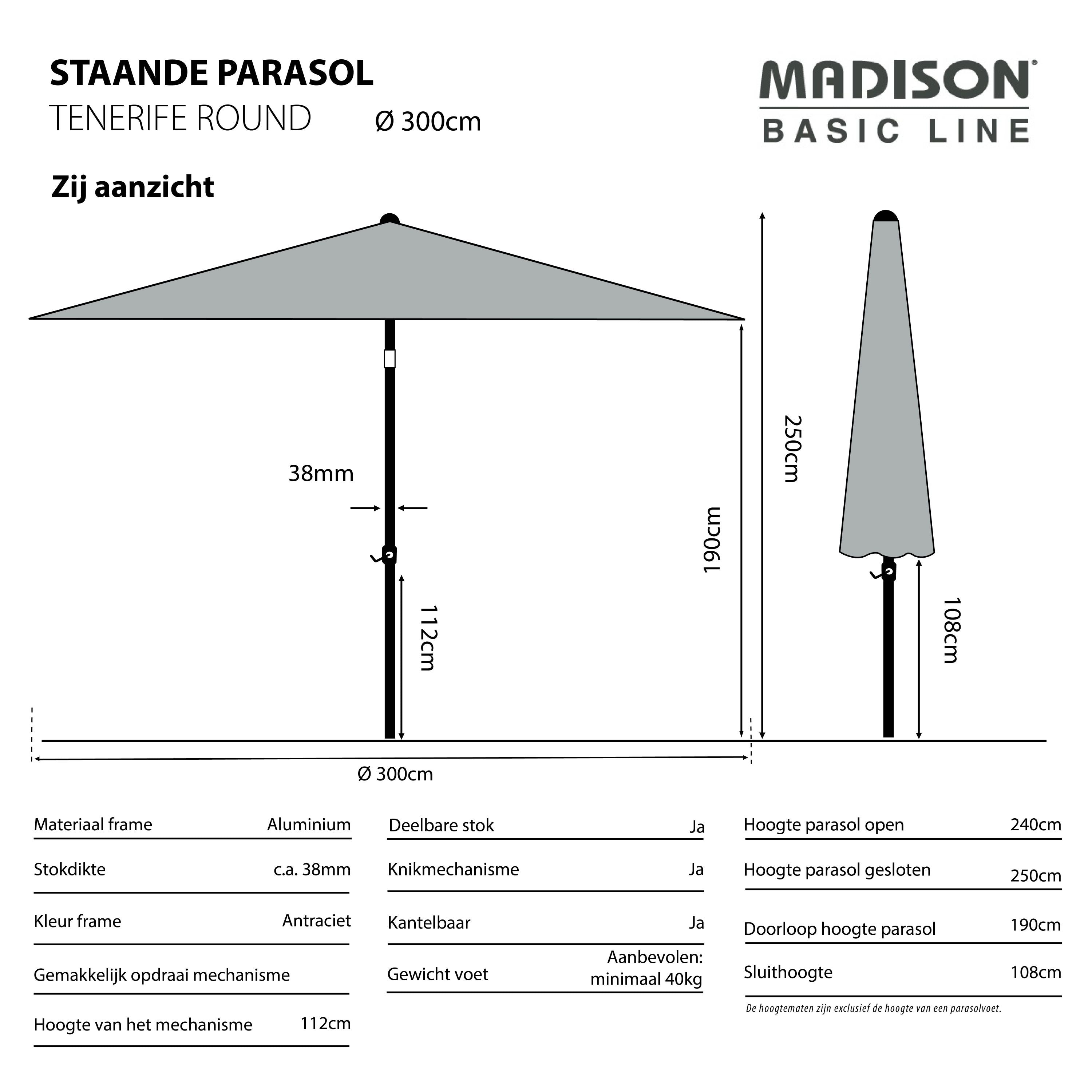 Madison Parasol 300/6 Tenerife