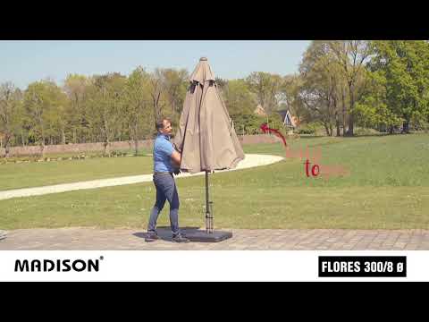 Madison Parasol delos luxe 200x300 cm Polyester grade 6